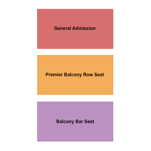 Howard Theatre - DC GA/Premier/Bar Seating Chart